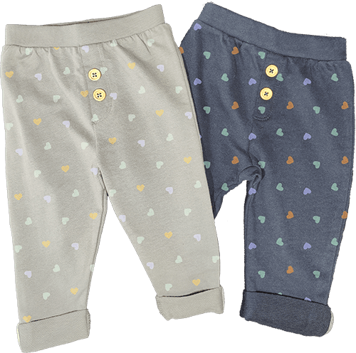 Indoor Stoffhosen mit Print